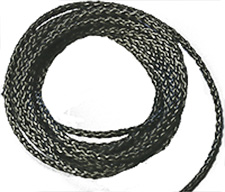 Hochreine Kohlefäden, Klasse CT16, für Kohlebedampfung, Ø 2,4 mm, 1,6 g/m